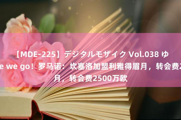 【MDE-225】デジタルモザイク Vol.038 ゆりあ Here we go！罗马诺：坎塞洛加盟利雅得眉月，转会费2500万欧