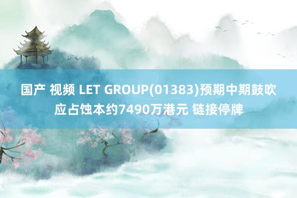 国产 视频 LET GROUP(01383)预期中期鼓吹应占蚀本约7490万港元 链接停牌